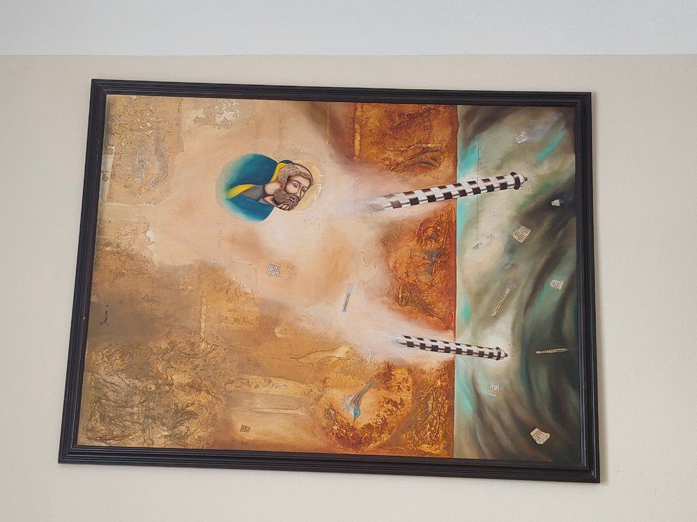 Tableau au dessus de notre lit